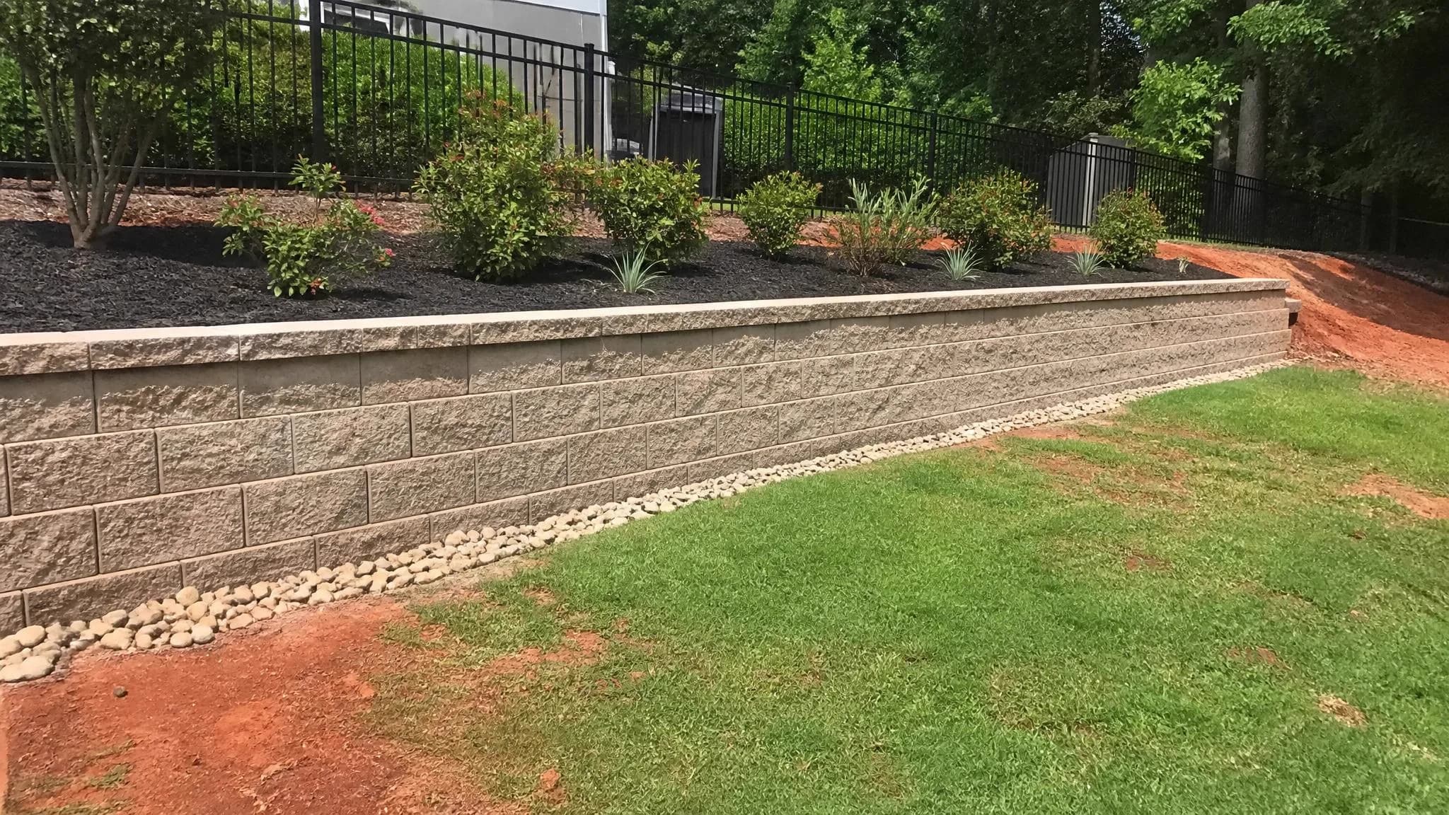 Retaining Wall Installation in Charlotte, NC project photo