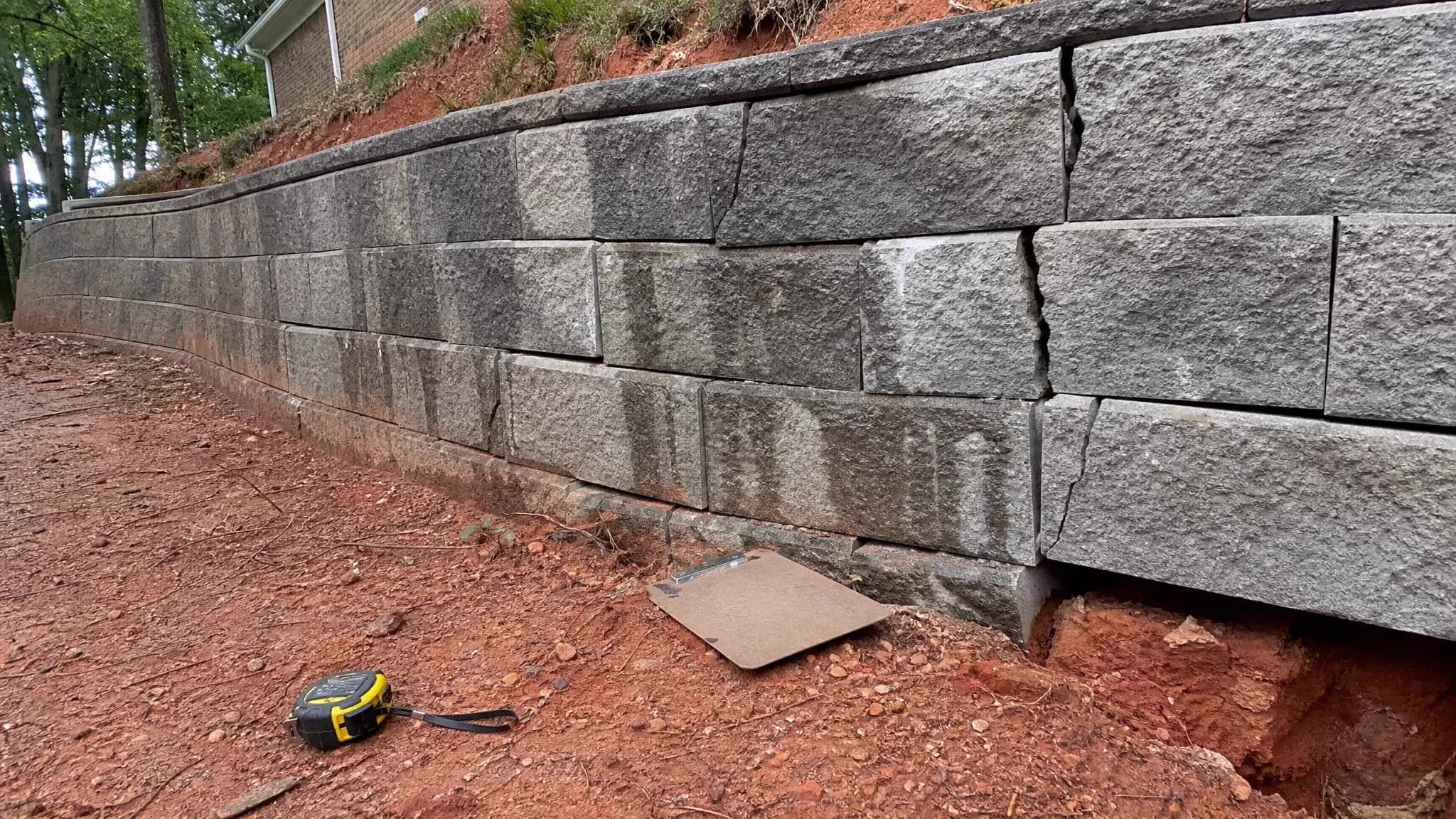 Retaining Wall Repair in Charlotte, NC project photo