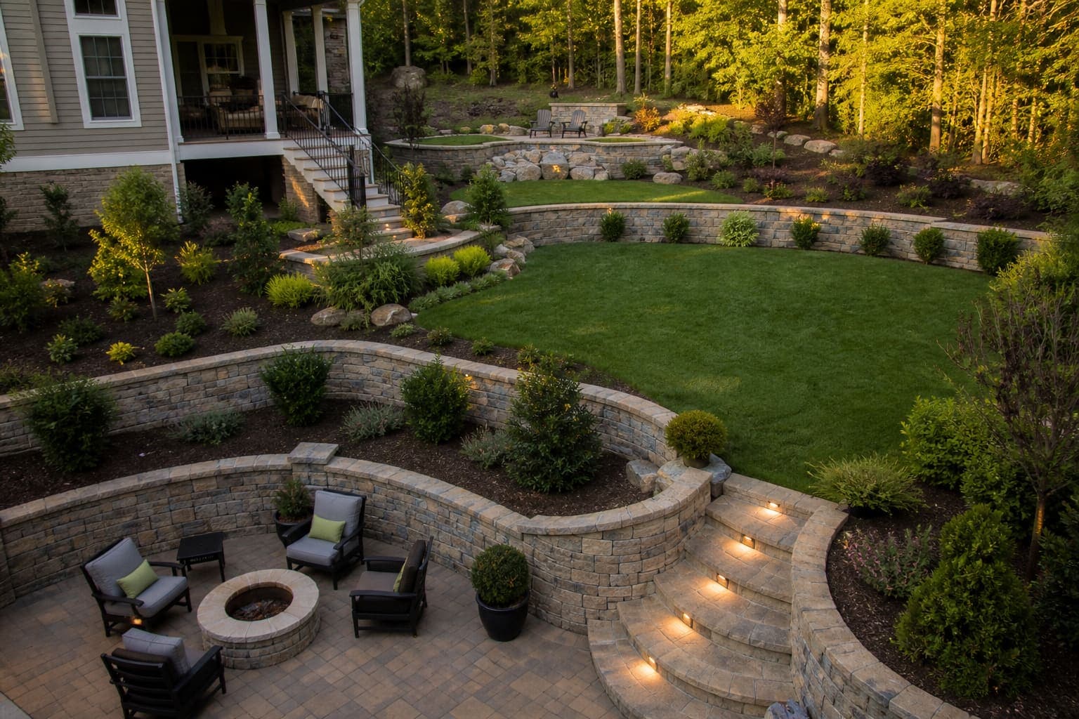 Retaining wall service areas across Charlotte Metro