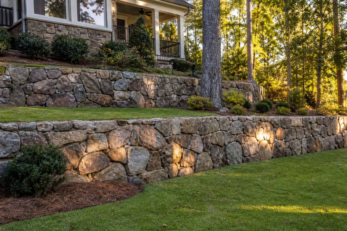 Stone Retaining Walls in Charlotte, NC