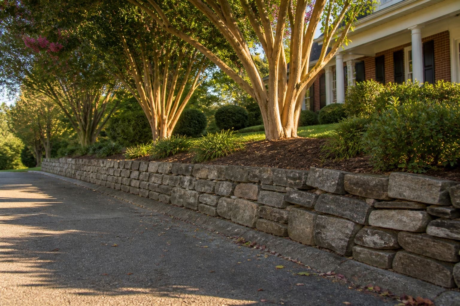 Stone Retaining Walls in Concord, NC