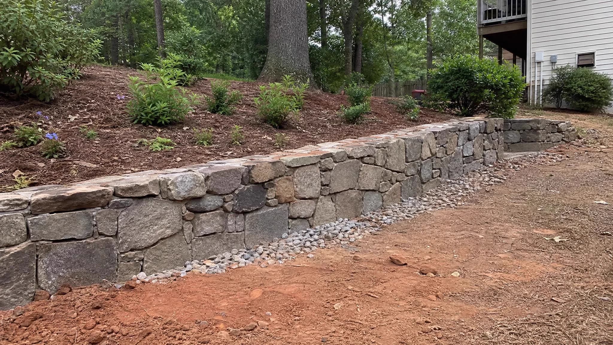 Stone Retaining Walls in Charlotte, NC project photo